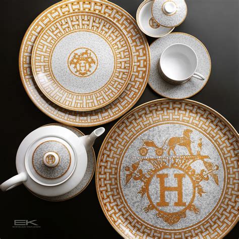 hermes china tea set|hermes dinner set price.